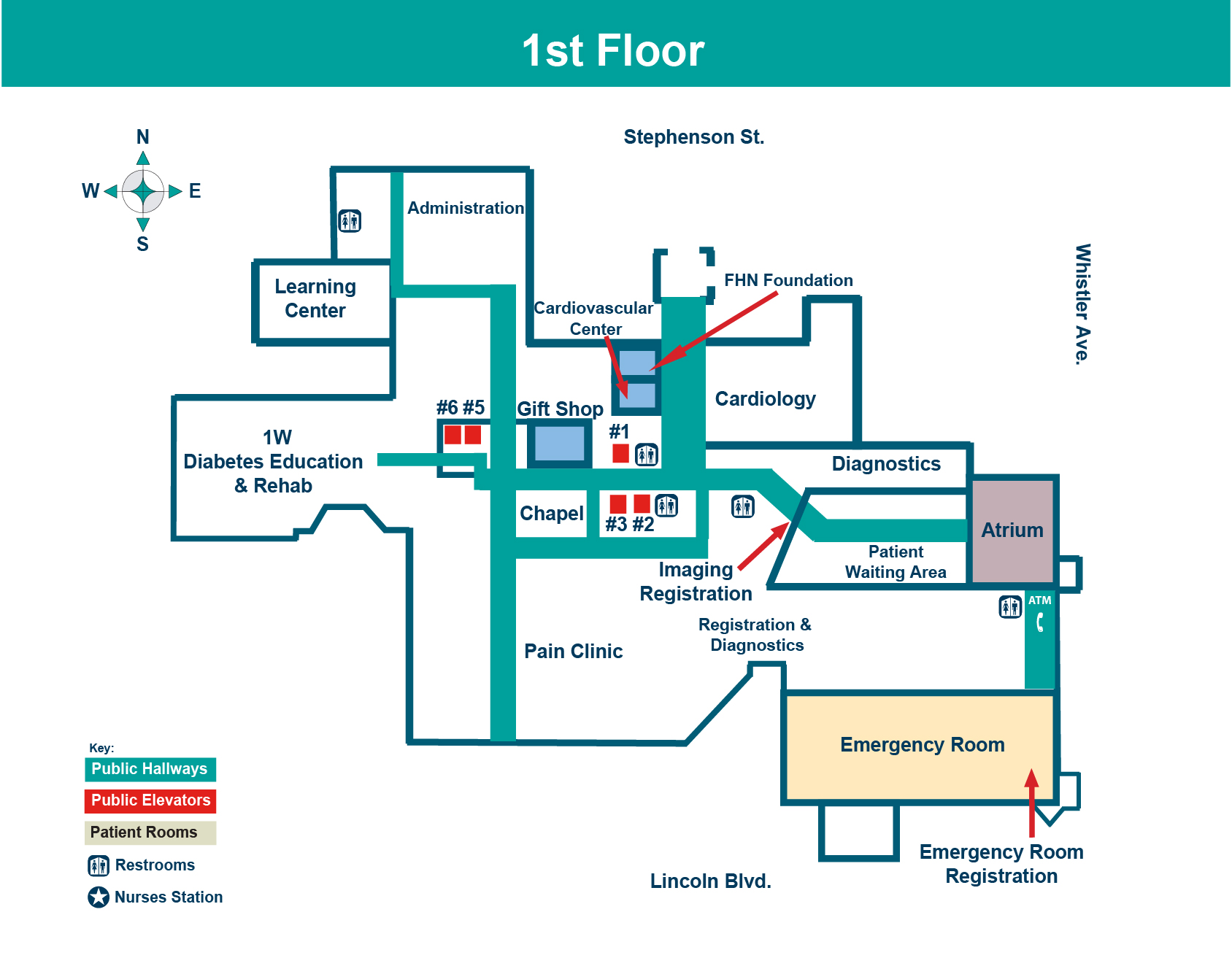 Peter Lougheed Hospital Map Layout
